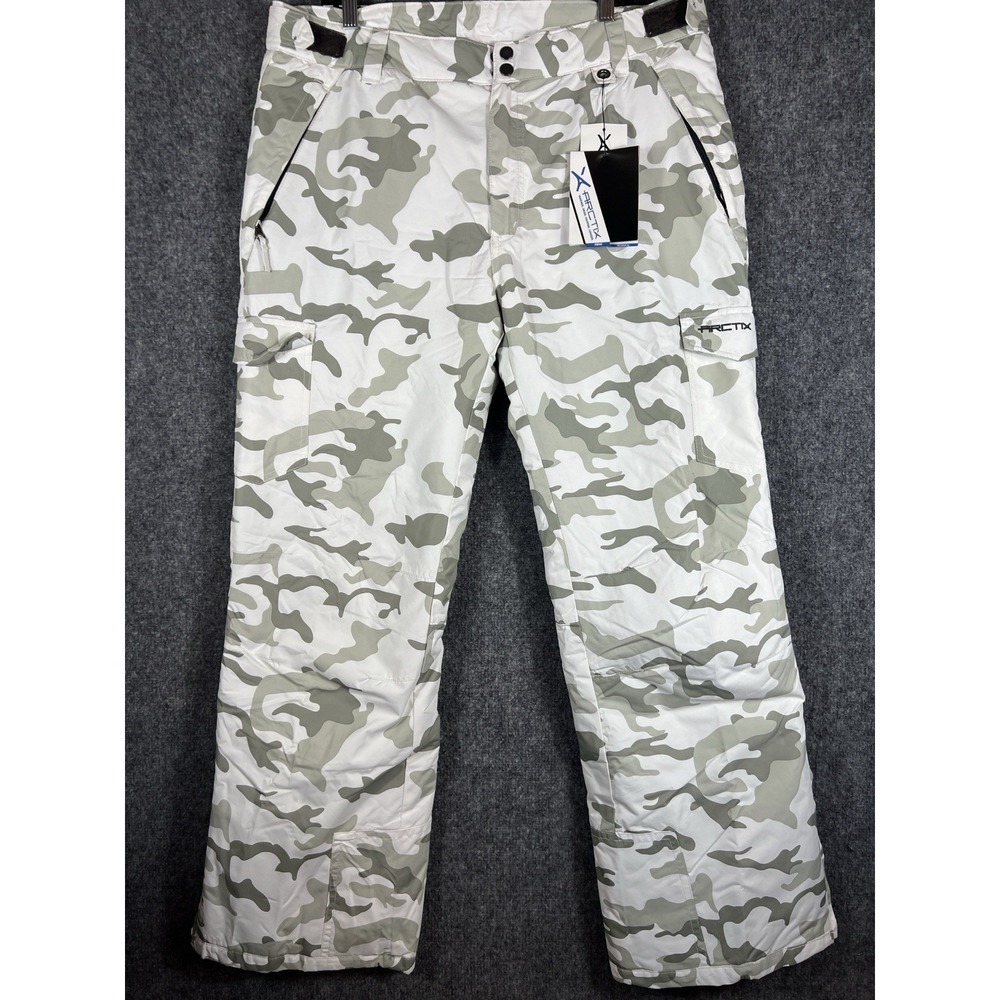 Arctix Men's L Snow Camo Snowsports Cargo Ski Snowboard Pants NWT